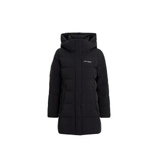 SHARON/雪伦羽绒服女中长款冬季修身鹅绒红色保暖外套
