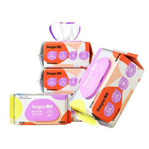 德佑婴儿湿巾宝宝湿纸巾婴幼儿手口专用儿童新生宝宝家用官方正品