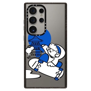 滑板狗狗三星Galaxy S26ultra手机壳磁吸magsafe亚克力防摔保护套适用于/S25/S24/S23ultra可爱个性创意