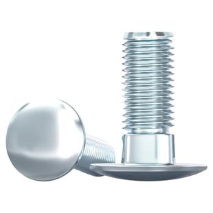 镀锌马车螺丝桥架货架螺栓大扁头半圆头四方颈螺钉M4M5M6M8M10M12