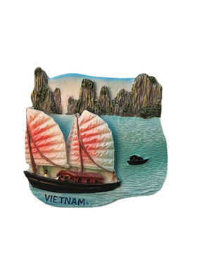 越南旅游纪念品下龙湾创意冰箱贴