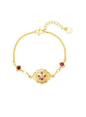 越南沙金手串潮流镶锆女链