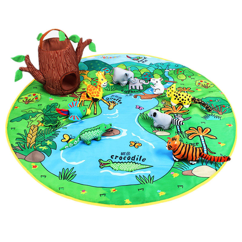 jollybaby婴儿早教游戏毯