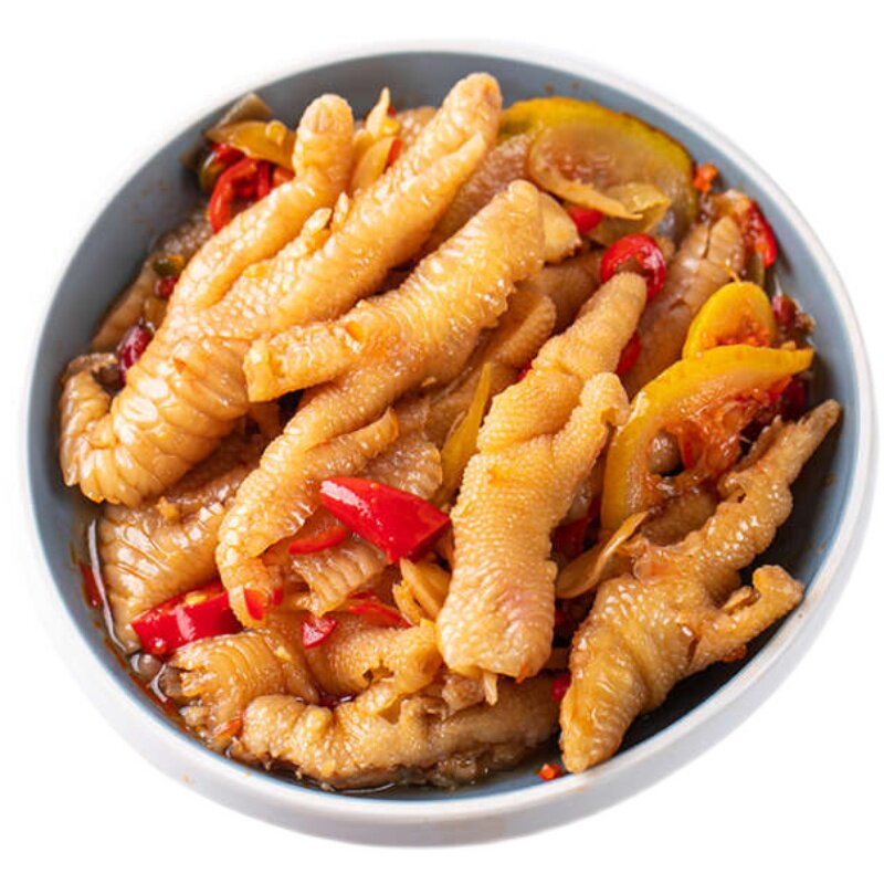 糯娃辣上瘾鸡肉类零食虎皮鸡爪糊烧鸡/扒鸡/鸡熟食