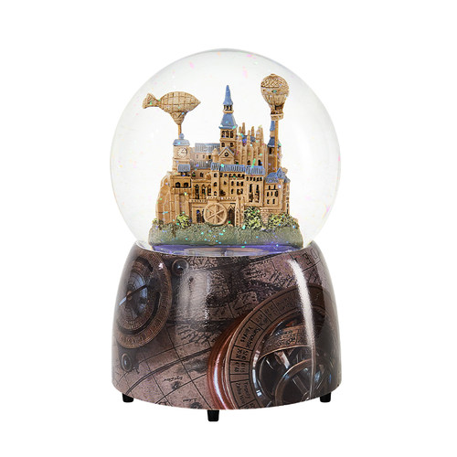 公主城堡水晶球音乐盒八音盒送闺蜜女生儿童女孩10岁生日礼物摆件