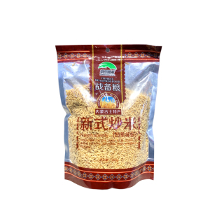 草原晨曲 蒙古炒米380g新式炒米内蒙特产香酥爽口奶茶伴侣