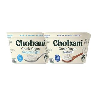 Chobani澳洲进口低温高蛋白希腊酸奶原味无糖酸奶0蔗糖0脂