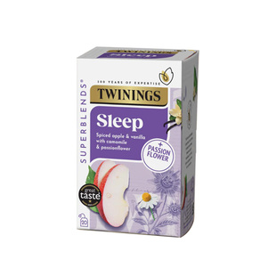 【香港发货】TWININGS川宁晚安茶草本睡眠茶无咖啡因SLEEP茶包4盒