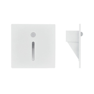 超薄86型嵌入式磁吸地脚感应灯楼梯台阶LED墙角智能人体1瓦小夜灯