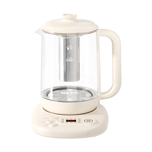 奥克斯养生壶办公室小型全自动多功能加厚玻璃保温烧水壶家用礼物