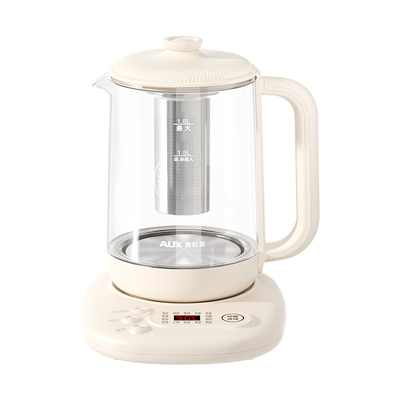 奥克斯养生壶办公室小型全自动多功能加厚玻璃保温烧水壶家用礼物
