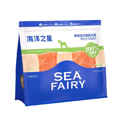 海洋之星低温烘焙美毛犬粮500g