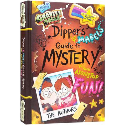 怪诞小镇迪普与梅宝的探秘和娱乐指南英文原版Gravity Falls Dipper's and Mabel's Guide Disney迪士尼出版全彩精装小说课外