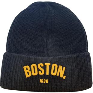 美式复古帽子针织帽男童毛线帽女小头围冬季潮保暖冷帽ins百搭韩