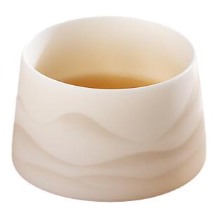 一品仟堂陶瓷主人杯单杯羊脂玉白瓷茶杯男女士高档个人专用品茗杯