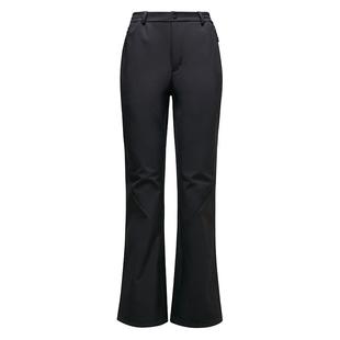 骆驼女装软壳微喇裤2025秋冬新款加绒保暖户外防风防泼水休闲裤