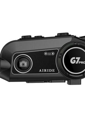 airide摩托车头盔蓝牙摄像耳机
