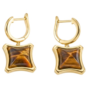 MEIDEHEN美得很金瞳破雾·虎睛石糖塔戒指耳坠耳钉吊坠项链民族风