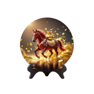 道家马年奔腾马到成功摆件客厅家用招财马上有钱商铺前台开运摆件