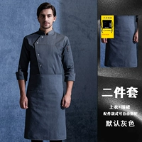 LF-бутика с пятью борчатыми с длинными рукавами серо