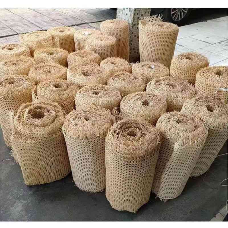 塑料藤编材料仿藤眼笪八角六角茜笪网格柜门吊顶装饰屏风民宿