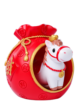 新年吉祥物生肖马摆件