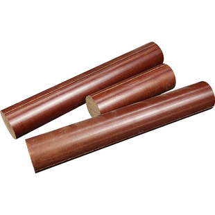 胶木棒绝缘电木棒耐高温布棒实心圆棒粗细布酚醛树脂层压布棒加工