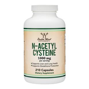 DOUBLE WOOD美国NAC乙酰半胱氨酸胶囊210粒桥本氏甲状腺肺部保健