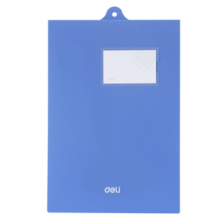 得力a4吊挂式文件夹墙上挂文件资料夹挂钩悬挂式壁挂工作收纳盒单层记录板夹可挂墙式本夹子竖式上翻写字垫板