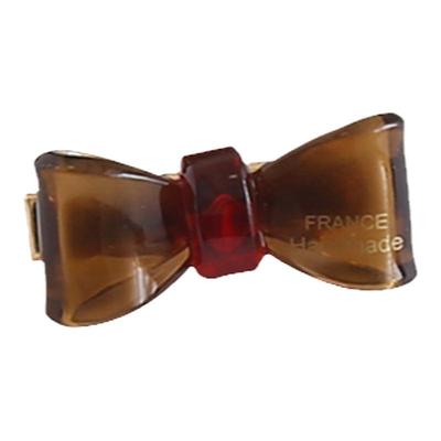 醋酸小金标蝴蝶结发夹侧边刘海夹