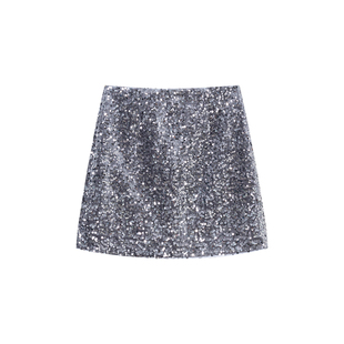 【设计师系列】Jamor加墨时尚亮片blingbling短裙半身裙子2026春