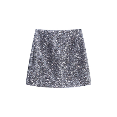 【设计师系列】Jamor加墨时尚亮片blingbling短裙半身裙子2026春