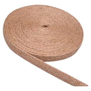 扁宽麻绳  复古麻绳粗绳子 手工编织麻色diy家用楼梯空凋管道装饰