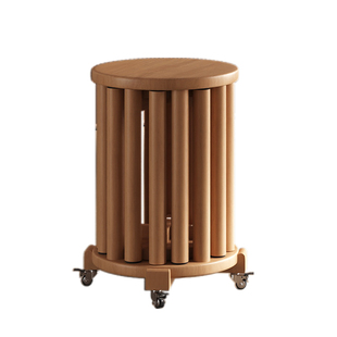 北极树实木凳子可叠放四合一叠叠乐家用圆凳备用餐凳堆叠收纳板凳