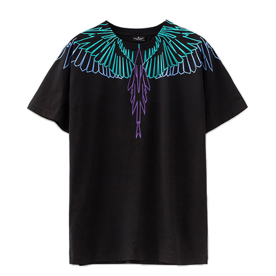 潮马塞洛翅膀情侣短袖t恤