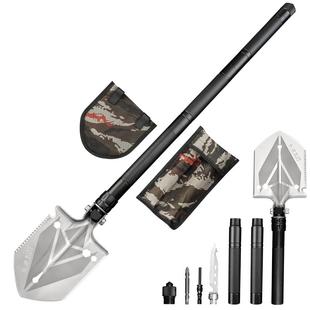 汉道多功能工兵铲户外车载便携迷你铲子野营钓鱼折叠加厚锰钢铁锹