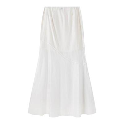 VIKTORIACHAN春夏新品成衣系列 无腰头微透鱼尾半身裙