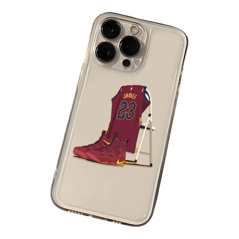 一加ACE6NBA詹姆斯23号VIVOIQOO15个性iPhone13苹果12创意VIVOS50透明14ProMax小众软小米17适用16PLUS手机壳