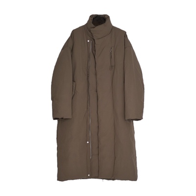 AIRROOM长款极简通勤立领羽绒服