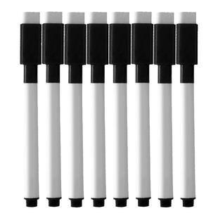 白板笔儿童可擦笔宝宝无毒黑色磁吸细头漂浮水性大容量记号笔