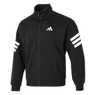 阿迪达斯男装春季新款M FI 3S TT户外立领防风针织夹克外套KD5235