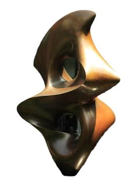 抽象不锈钢城市广场艺术风摆件