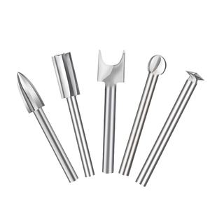 雕刻木头木工电动雕刻刀套装木雕镂空工具根雕打磨刀具钻头铣刀头