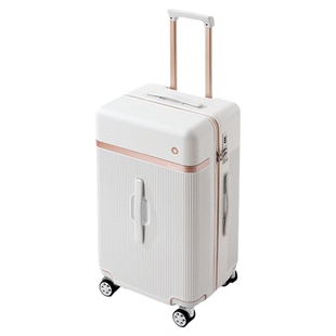 袋鼠2025年新款行李箱结实耐用加厚24寸大容量拉杆旅行密码拉链女