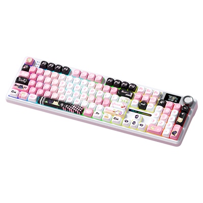 狼蛛F108三模无线客制化机械键盘