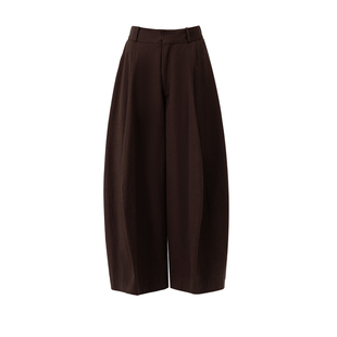 BALIANG「捌樑」凇 'frostbloom' 莱赛尔直筒宽松阔腿休闲气球裤