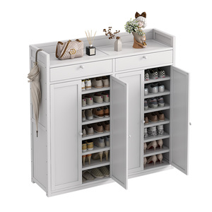 鞋柜家用门口大容量入户多层防尘收纳神器省空间鞋架新款2026爆款