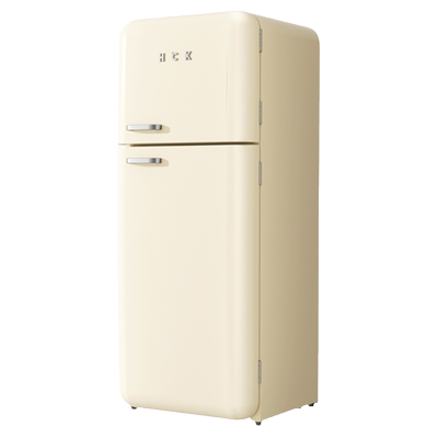 hck哈士奇双门冰箱复古家用变频