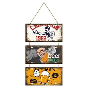 复古墙面装饰画墙饰挂件餐牌车牌挂牌餐饮工业风壁饰美式标牌创意