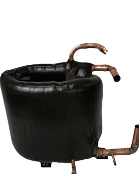 美的款5匹空气能套管换热器盘管